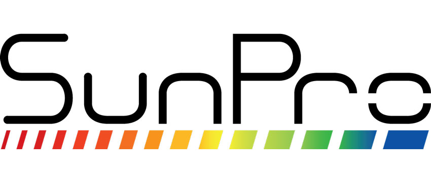 SunPro Color match light spray gun LED attachment logo